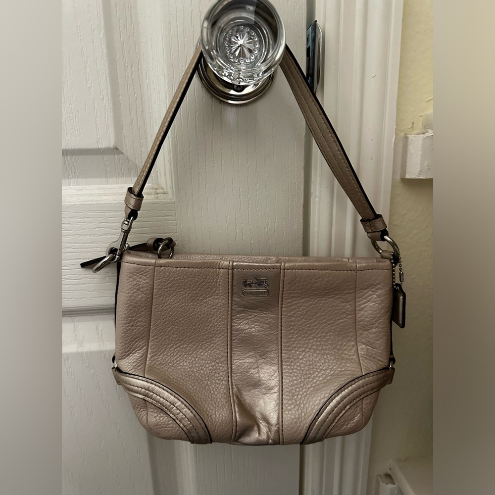 Coach small purse wristlet size